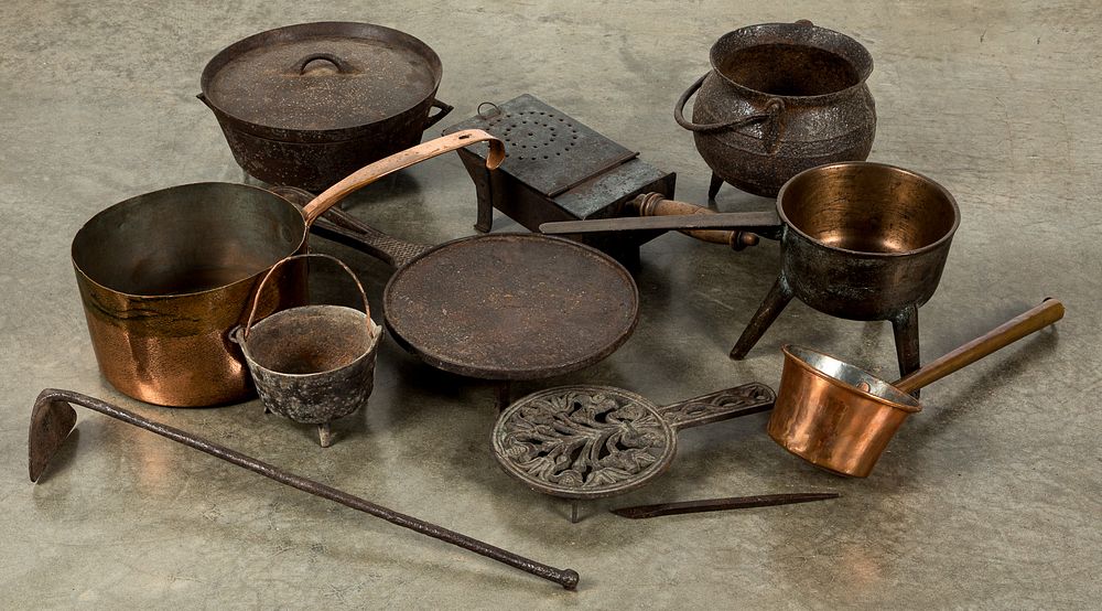 Appraisal: Group of cookware Group of cookware th th c to