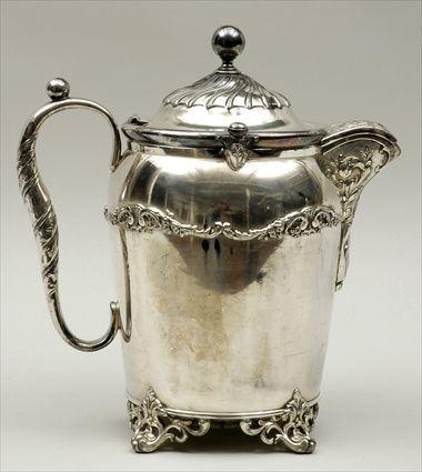 Appraisal: Reed Barton Silverplate Ice Water Pitcher x in