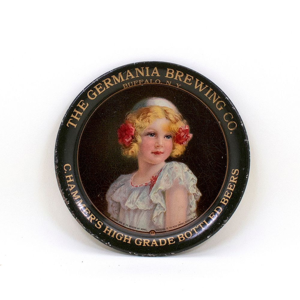 Appraisal: Germania Brewing Hammers Tip Tray Reference n a Brewery Germania