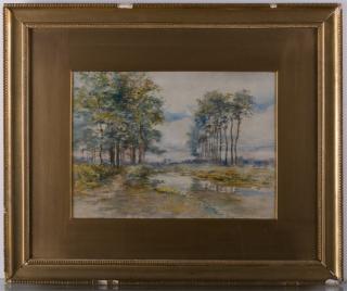 Appraisal: Homer Dodge Martin Watercolor Landscape Homer Dodge Martin American watercolor