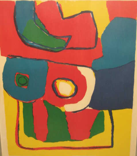 Appraisal: KAREL APPEL DUTCH - Color lithograph numbered and signed in