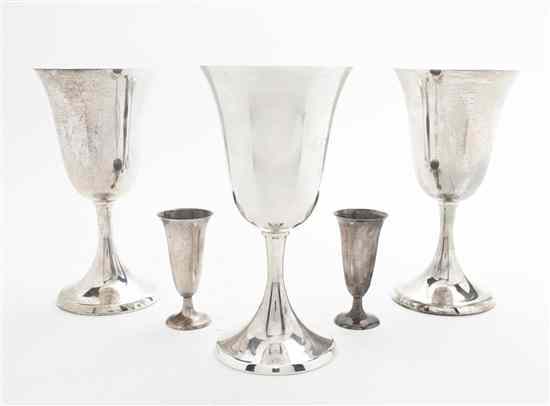 Appraisal: A Group of American Sterling Silver Drinking Articles of various