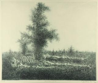 Appraisal: Gabor F Gabor F Peterdi American - 'Resurrection etching and