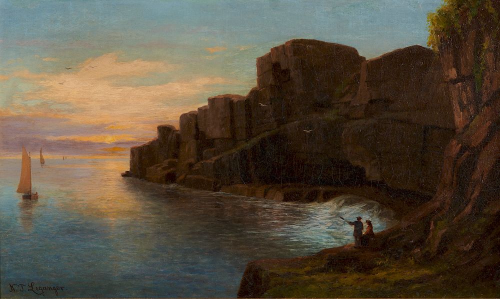 Appraisal: NIKOLAY TYSLAND LEGANGER American - Grand Manan South Head oil