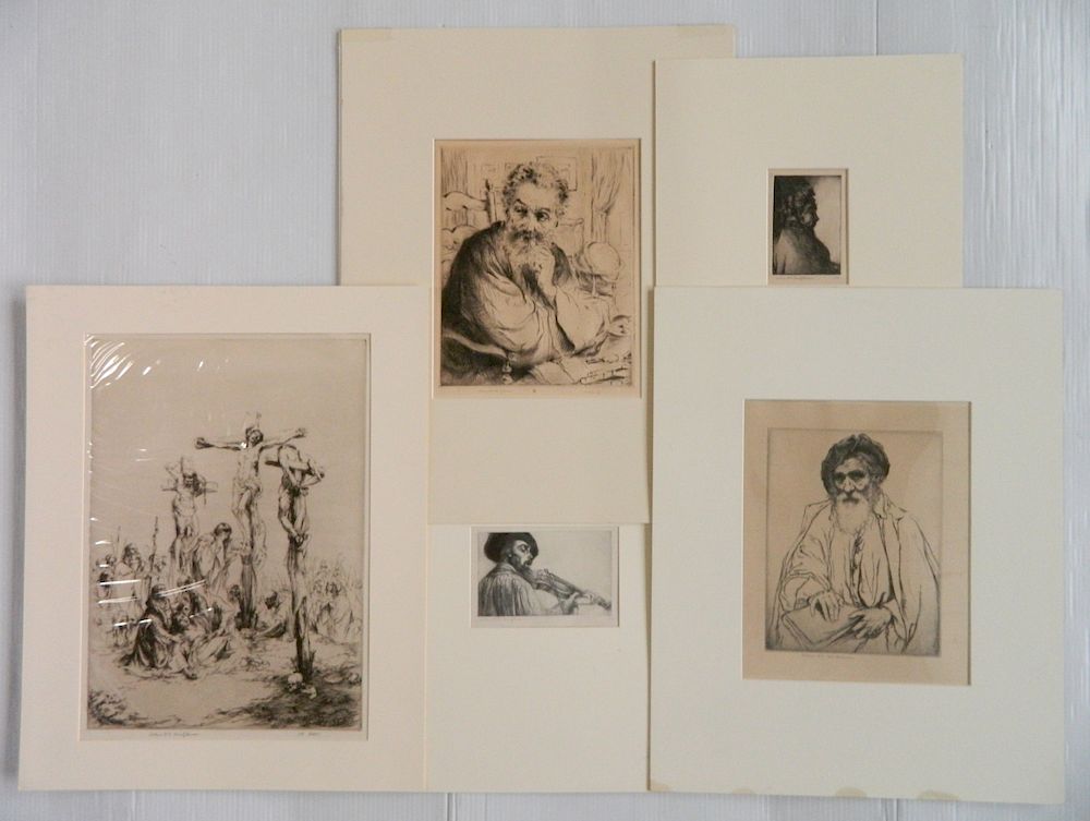 Appraisal: Arthur Heintzelman etchings Arthur Heintzelman American - - A Market