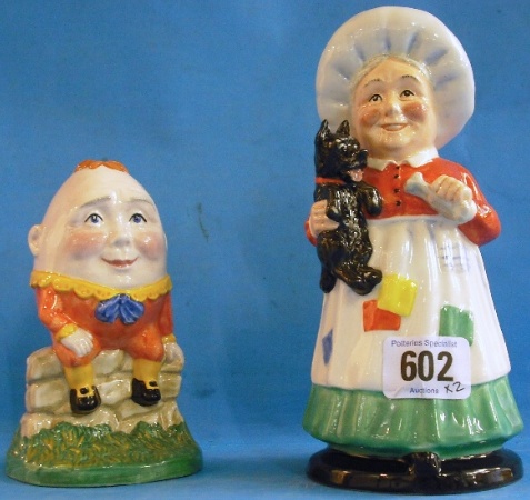 Appraisal: Royal Doulton Nursery Rhyme Figures Old Mother Hubbard with certificate