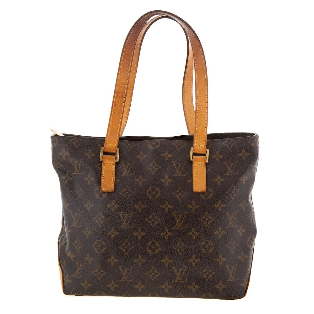 Appraisal: A Louis Vuitton Monogram Cabas Piano A brown and tan