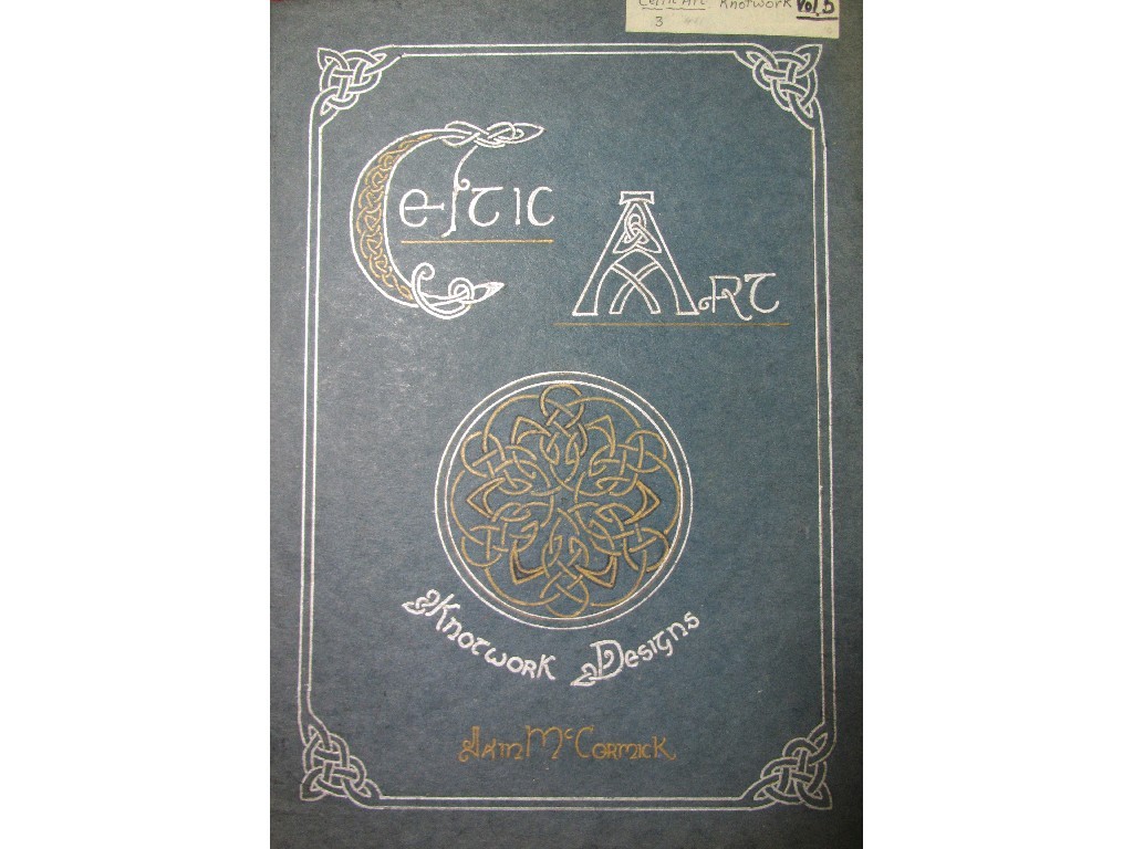 Appraisal: Celtic designs photographs book on Celtic Art photographic slides of