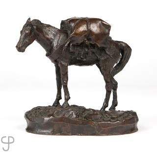 Appraisal: After Charles Marion Russell ''Packed and Ready'' standing pack horse