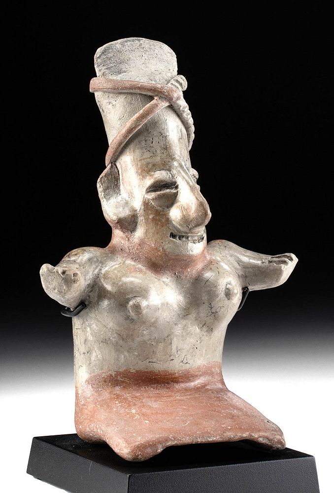 Appraisal: Fine Jalisco Pottery Seated Female Figure Pre-Columbian West Mexico Jalisco