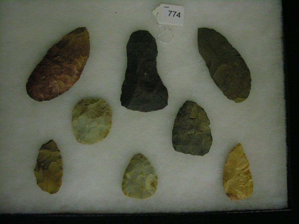 Appraisal: NATIVE AMERICAN STONE TOOLS From estat collection to