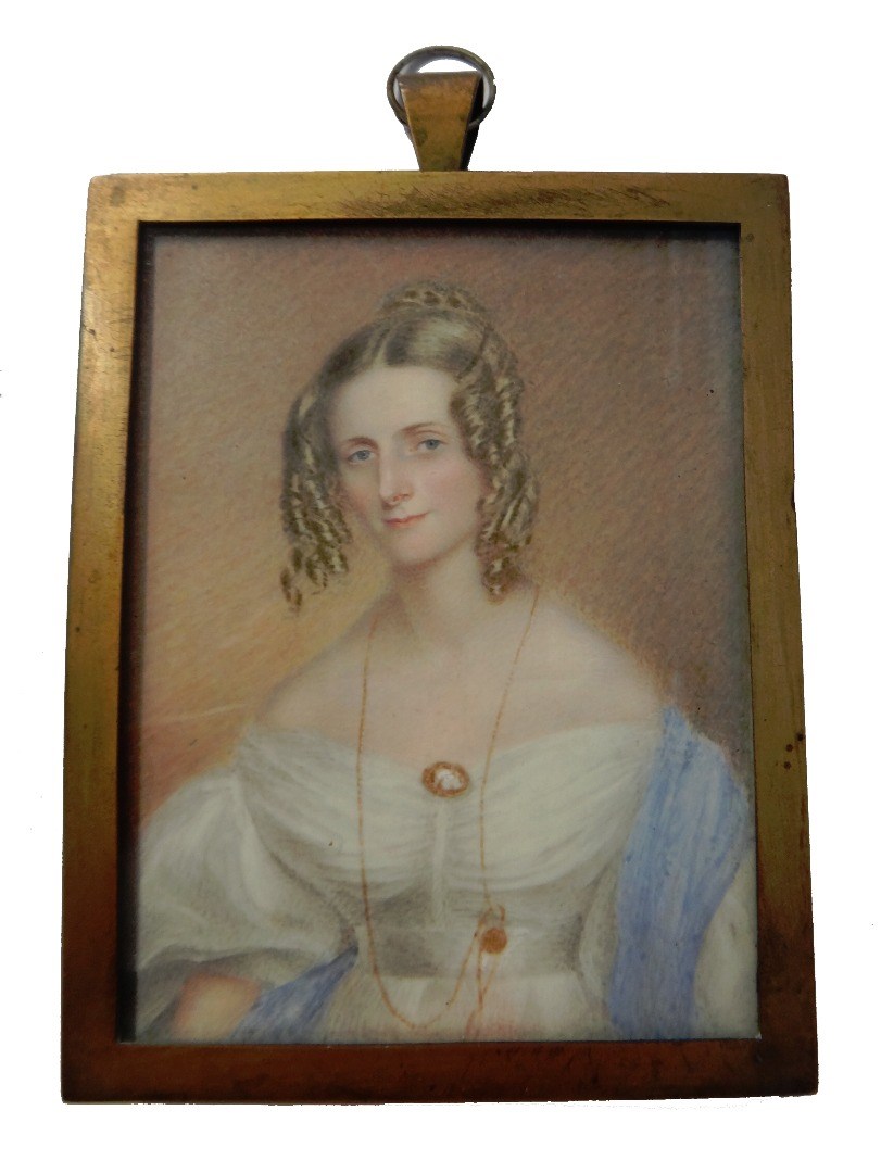 Appraisal: Early th century English School portrait miniature on ivory of