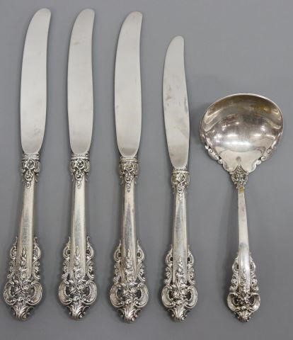 Appraisal: lot of American sterling silver flatware Wallace Silversmiths Inc in