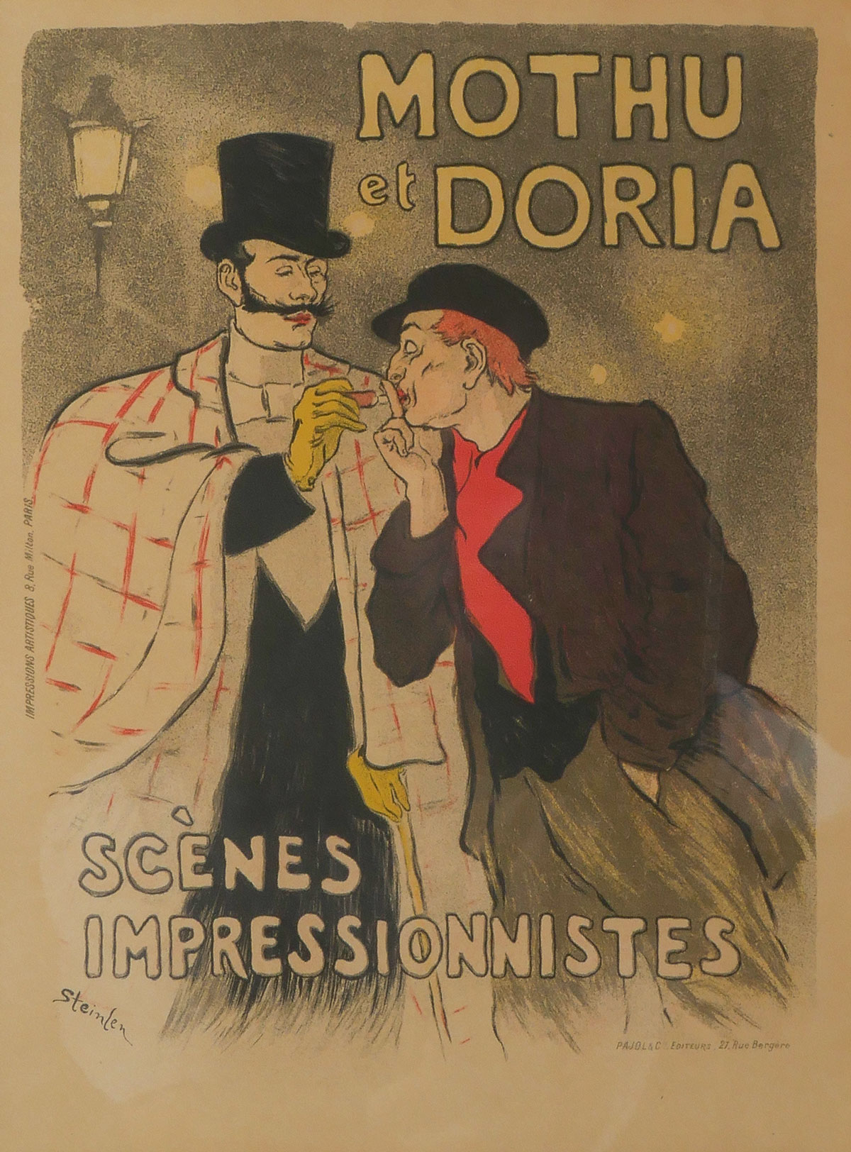 Appraisal: LES MAITRES DE L'AFFICHE LITHOGRAPH MOTHU ET DORIA Done by