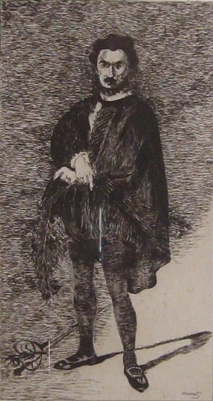 Appraisal: DOUARD MANET french - L'ACTEUR TRAGIQUE Etching x in Guerin