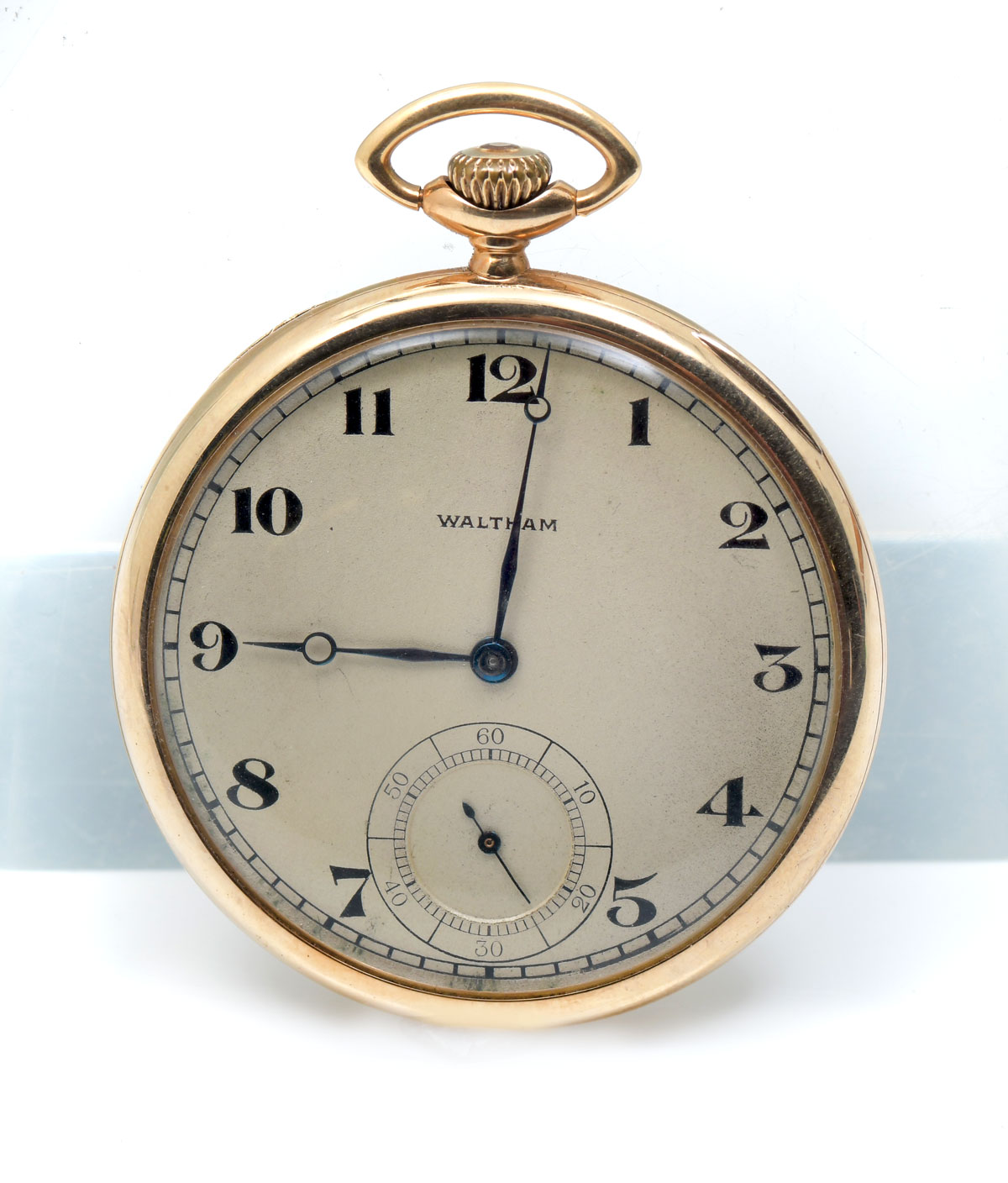 Appraisal: K GOLD JEWELL WALTHAM RIVERSIDE POCKET WATCH This beautiful half