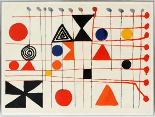 Appraisal: ALEXANDER CALDER COLOR LITHOGRAPH ALEXANDER CALDER AMERICAN - COLOR LITHOGRAPH