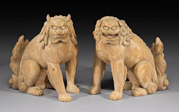 Appraisal: Property of various owners Momoyama Period Each of the leonine