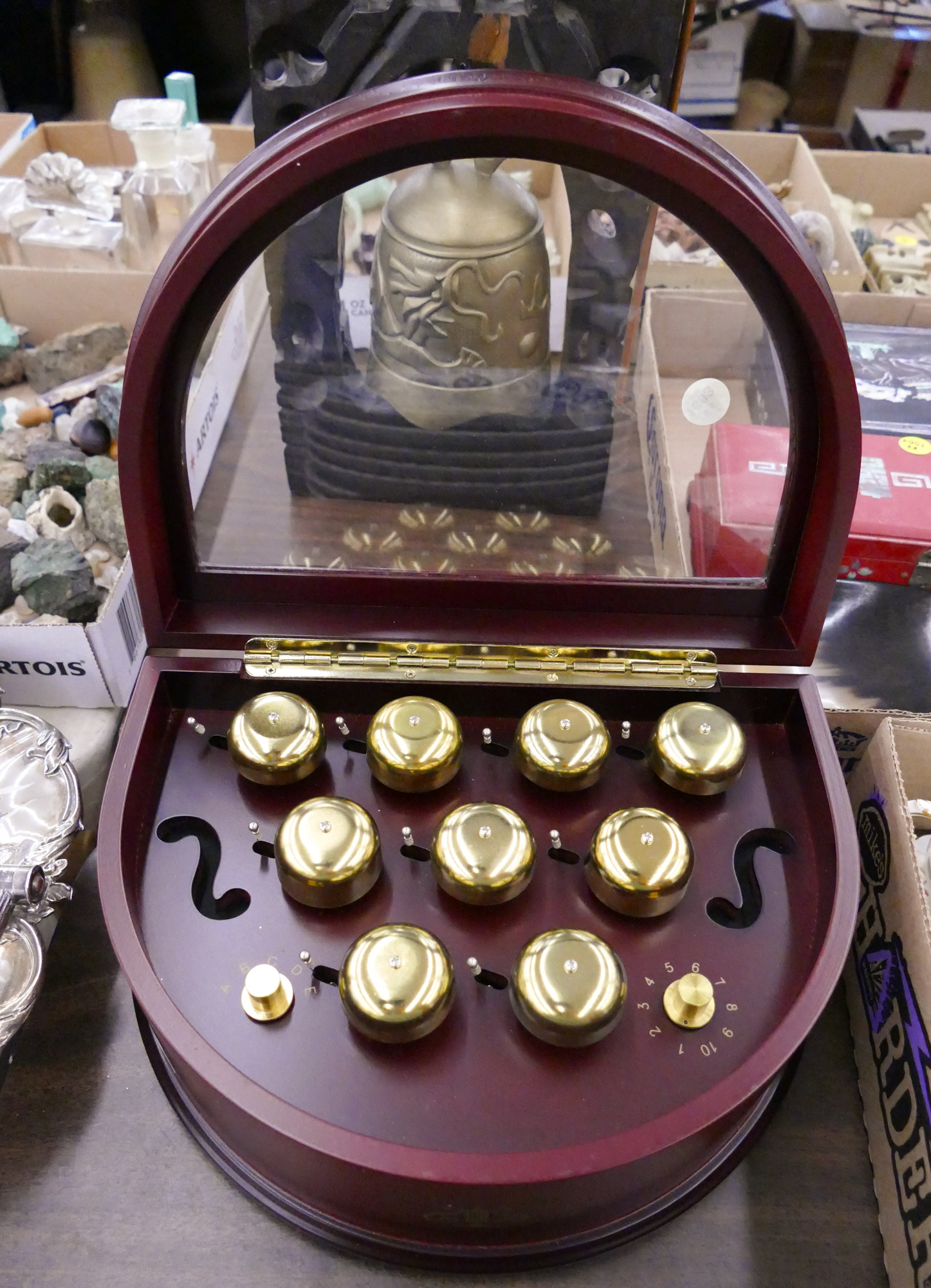 Appraisal: Gold Label Christmas Bell Music Box- ''