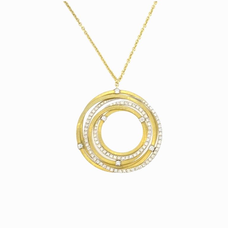 Appraisal: Marco Bicego Interlocking Pendant Marco Bicego Interlocking Pendant Set In