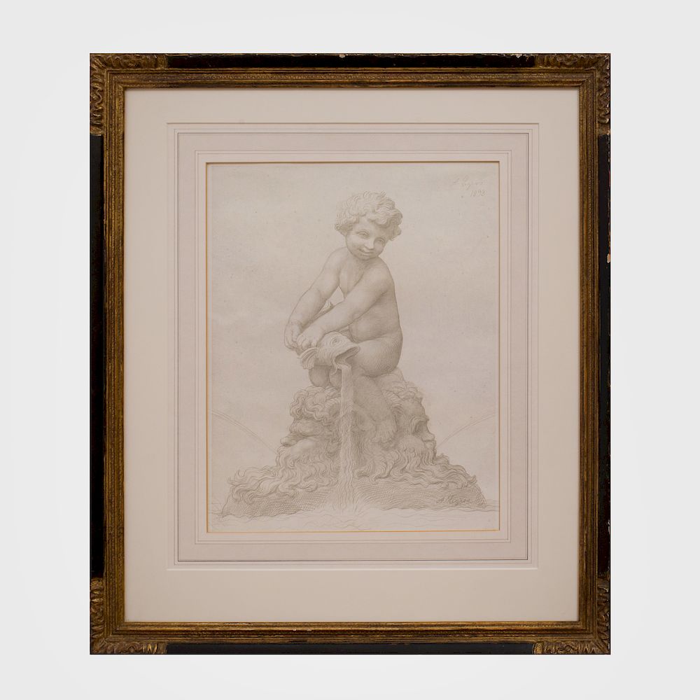 Appraisal: Alphonse Legros - Study for a Fountain Pencil on paper