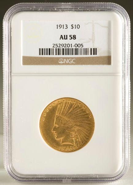 Appraisal: NGC AU Indian Head Gold Eagle