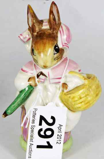 Appraisal: Beswick Beatrix Potter Figure Mrs Rabbit BP Brolly Out