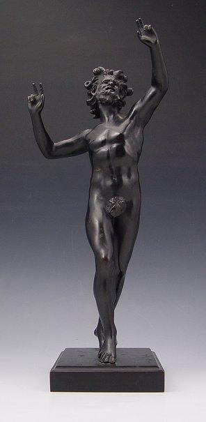 Appraisal: BACCHUS BRONZE INCISED MUSEE DE NAPLES '' h circa