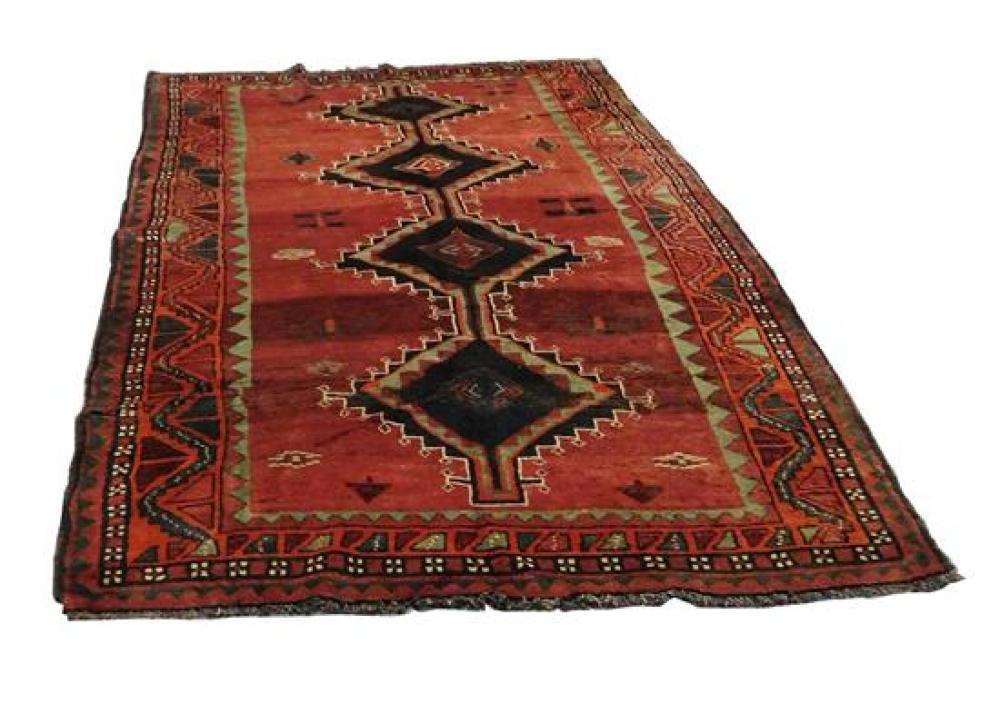 Appraisal: RUG Vintage Persian Shiraz ' x ' hand-knotted wool approximately