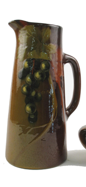 Appraisal: AN AMERICAN LOUWELSA WELLER ART POTTERY PITCHER in ht marked