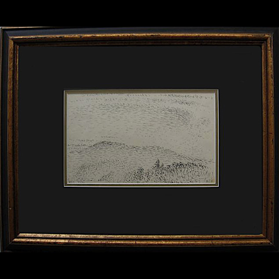 Appraisal: ROLLING HILLS LIONEL LEMOINE FITZGERALD - CANADIAN INK INITIALED L