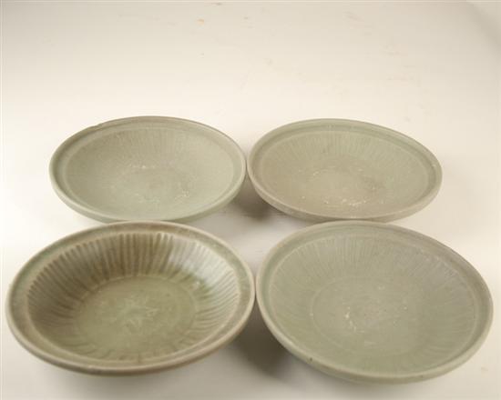 Appraisal: Set of Four Thai Celadon Plates possibly th C each