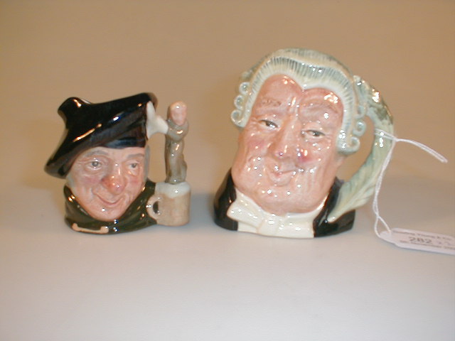 Appraisal: A Royal Doulton small character jug D The Lawyer and