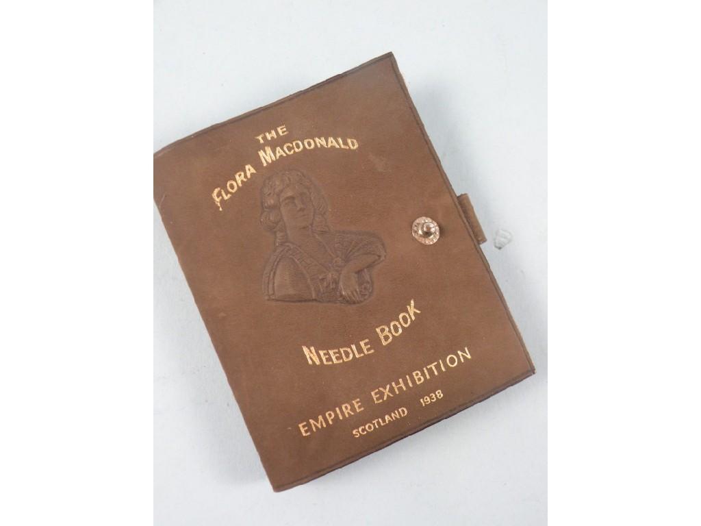 Appraisal: A Floral McDonald needle book made for the Empire Exhibition