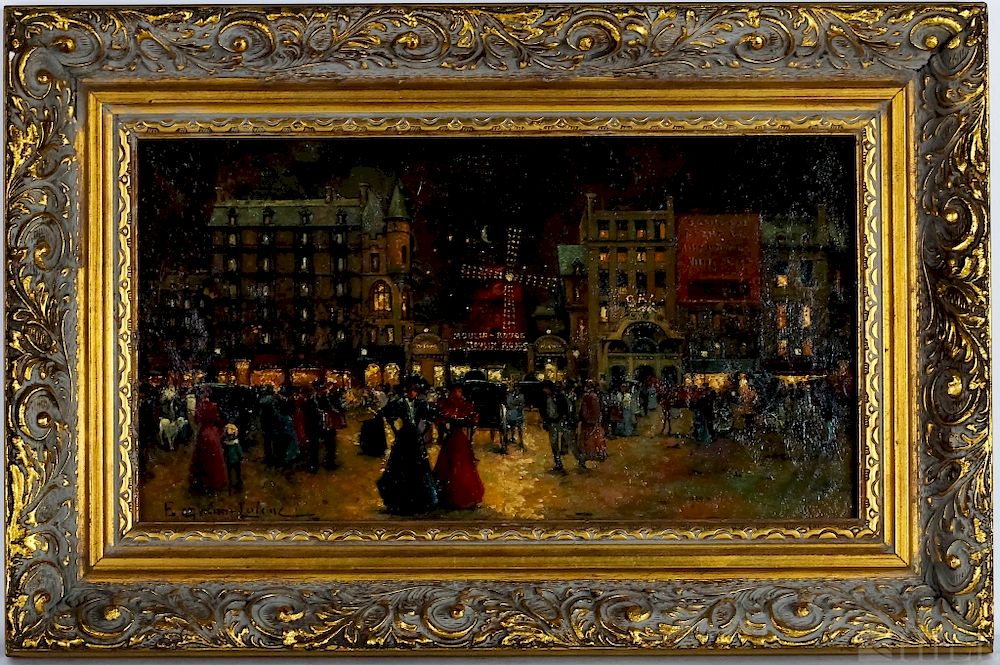 Appraisal: Eugene Galien Laloue - Parisian Painting Eugene Glaien Laloue French