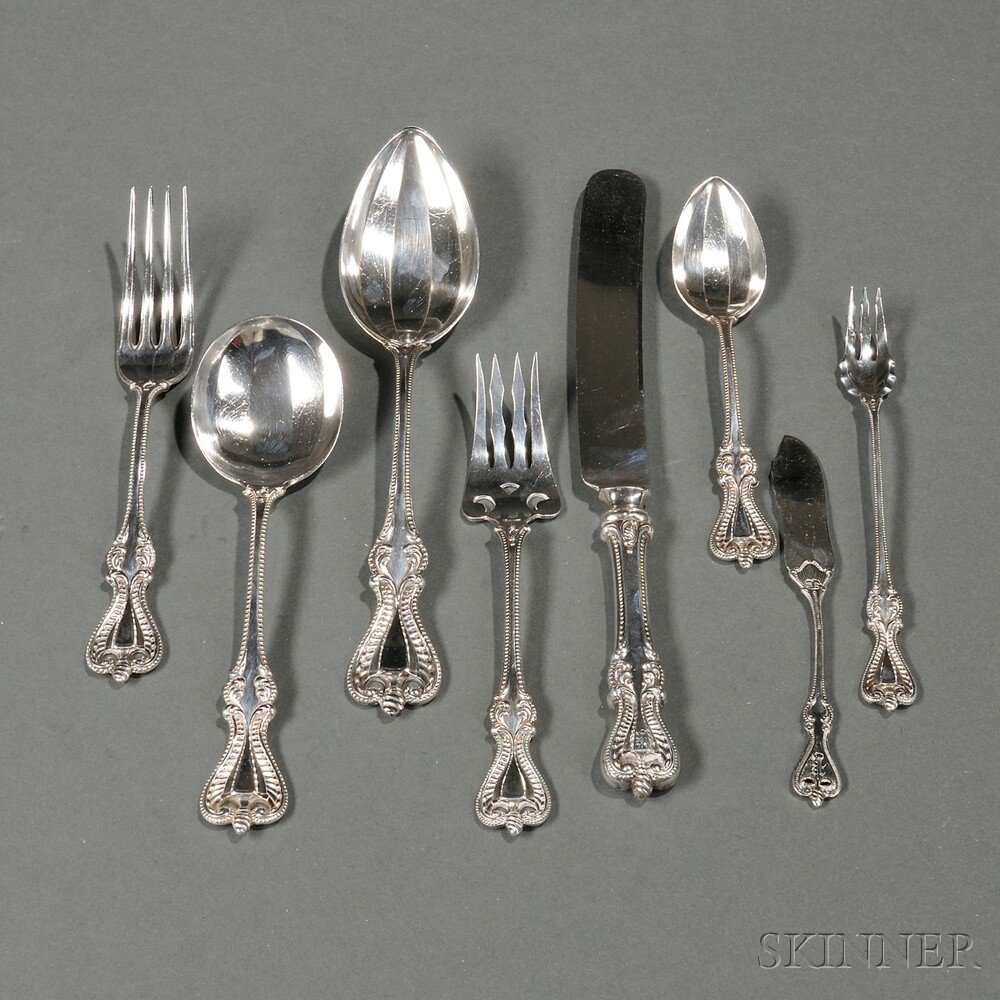 Appraisal: Towle Old Colonial Sterling Silver Flatware Service Newburyport Massachusetts mid