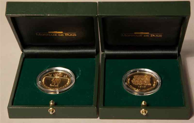 Appraisal: GOLD MEMORIAL COINS FROM THE REPUBLIC OF GEORGIA