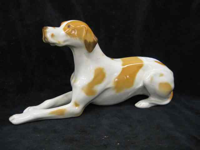 Appraisal: Russian Pottery Figurine of a Dog '' tall '' long