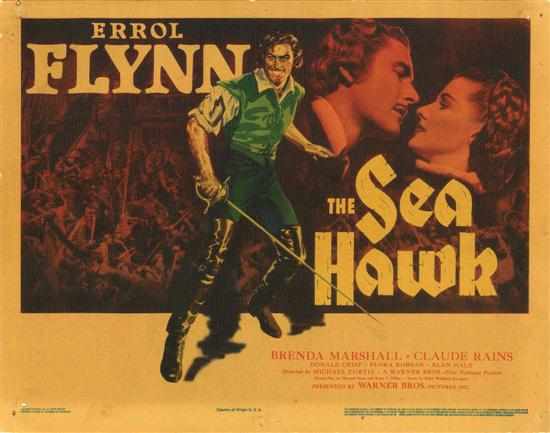 Appraisal: The Sea Hawk Warner Bros lobby cards including title card