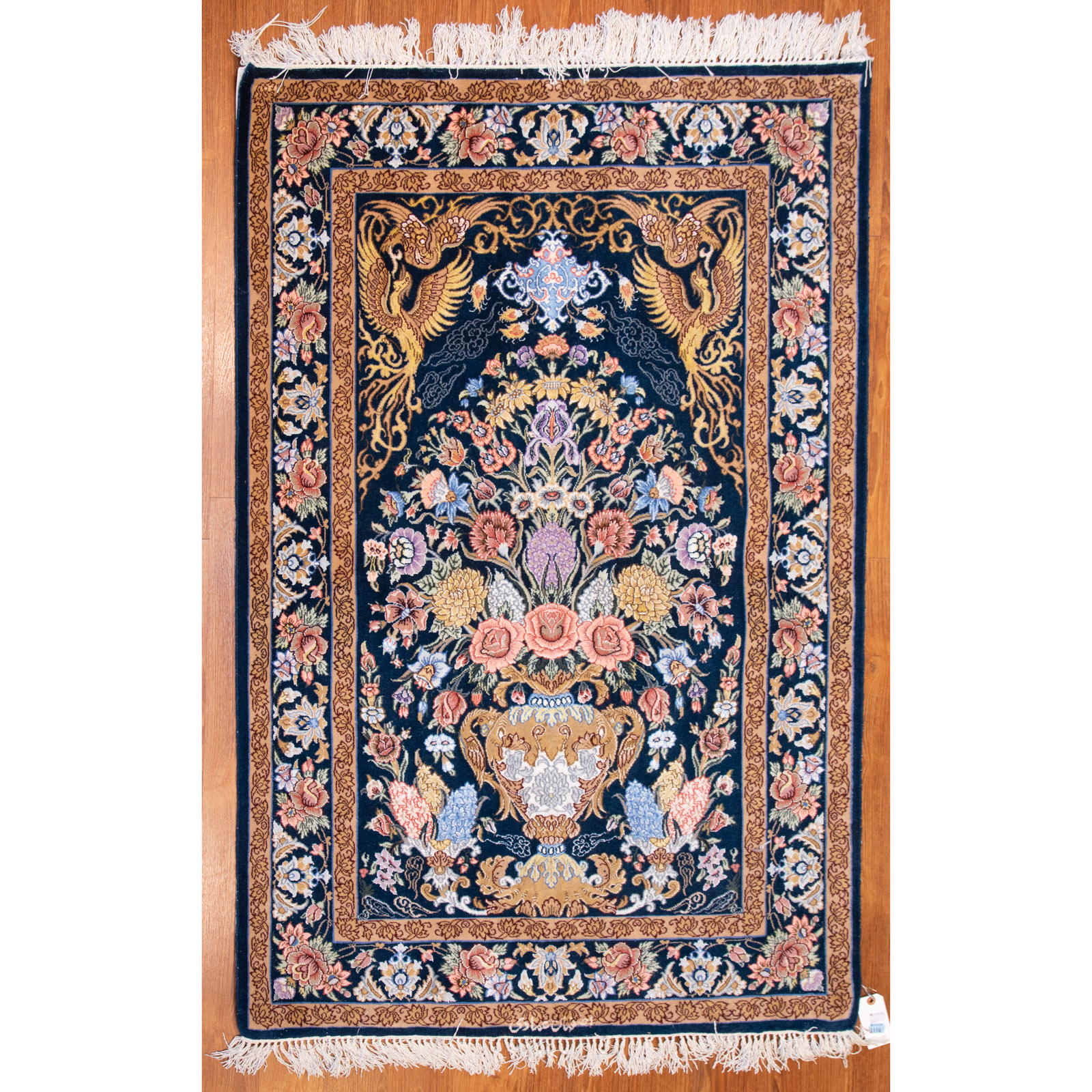 Appraisal: FINE ISFAHAN RUG PERSIA X Fourth quarter- th century hand-knotted