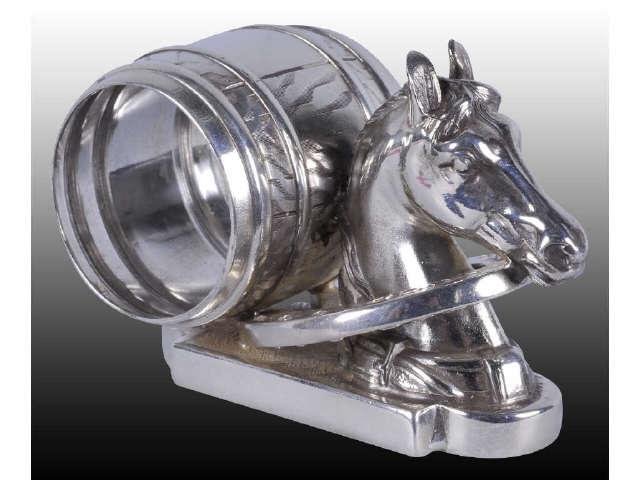 Appraisal: Good Luck Horseshoe Figural Napkin Ring Description Horseshoe encircles horse