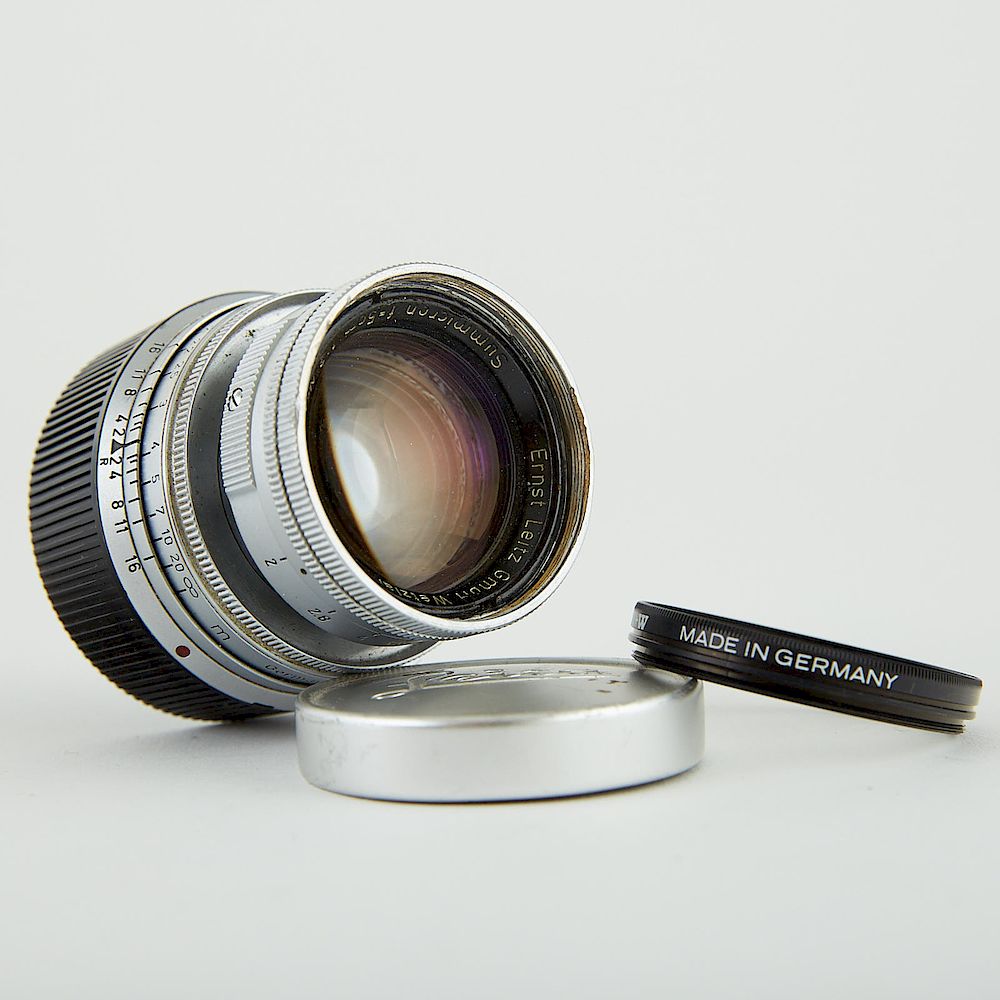 Appraisal: Leitz SummiCron f- cm Camera Lens with B W Polarizing