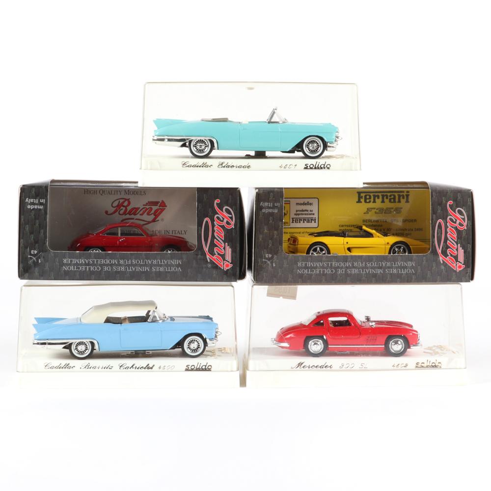 Appraisal: SOLIDO BANG SCALE DIECAST CARS Solido Bang Scale Diecast Cars