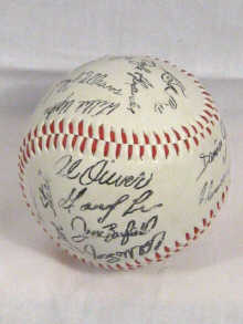 Appraisal: A signed American baseball