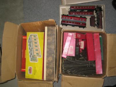 Appraisal: Playworn trains and accessories by Hornby Dublo including City of