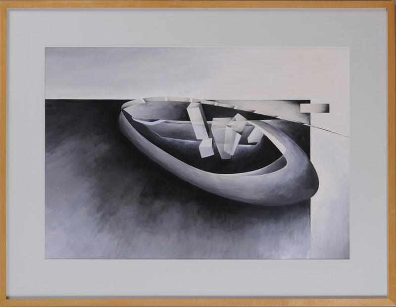 Appraisal: ZAHA HADID IRAQI BRITISH b ''WORM'S EYE VIEW'' TRAFALGAR SQUARE