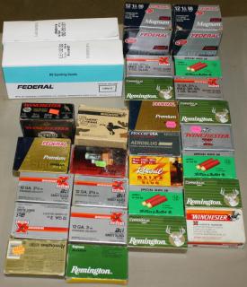 Appraisal: mixed lot of gauge ammo including buckshot bb slugs etc