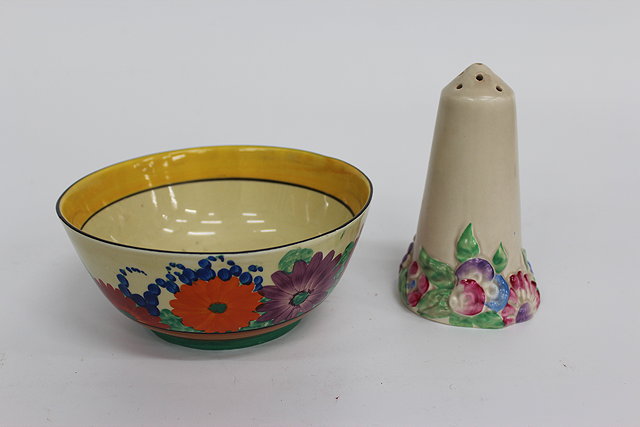 Appraisal: A CLARICE CLIFF BIZARRE WARE BOWL in the Gay Day