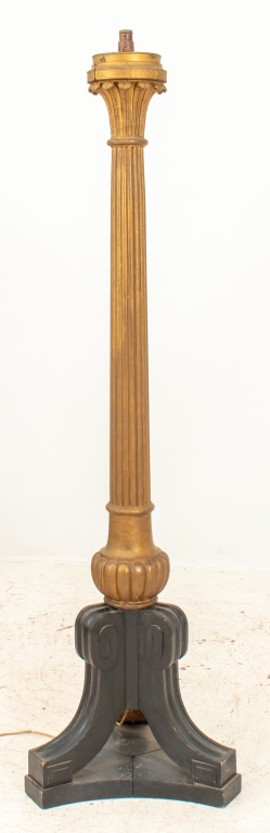 Appraisal: ENGLISH REGENCY STYLE GILTWOOD TORCHERE TH C English Regency style