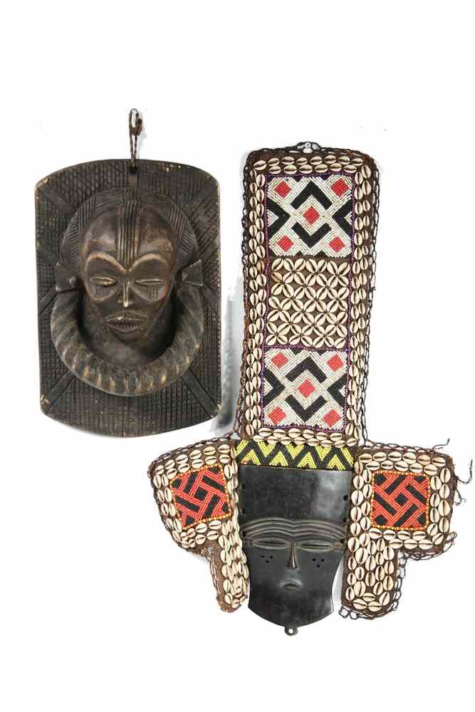 Appraisal: WALL HANGING AFRICAN MASKS - Bobo-Bwa Society Burkina Faso Masks